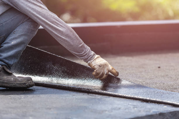 Professional Waterproofing technician working in Franklin Square, NY